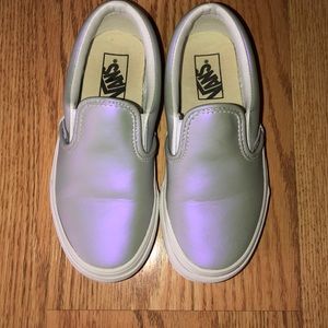 Vans slip on little girls size 12.5